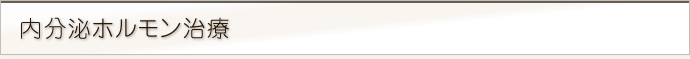 内分泌ホルモン治療
